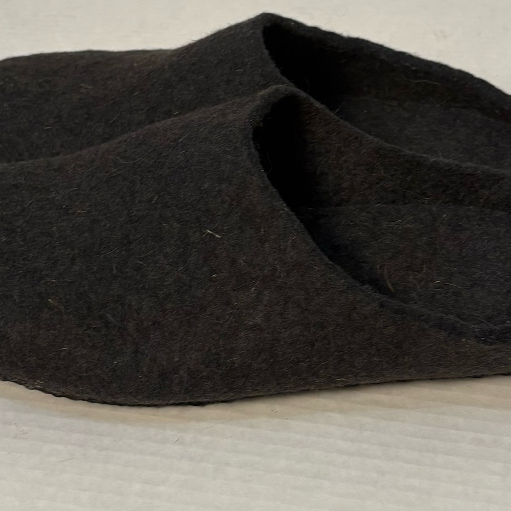 Felt Clog Slippers with rubber sole